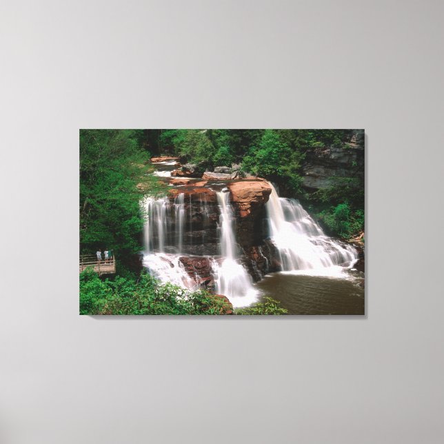 Blackwater Falls, West Virginia, scenic, Canvas Print (Front)