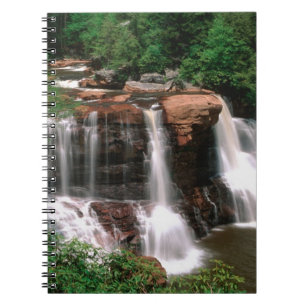 Blackwater Falls, West Virginia, scenic, Spiral Notebook