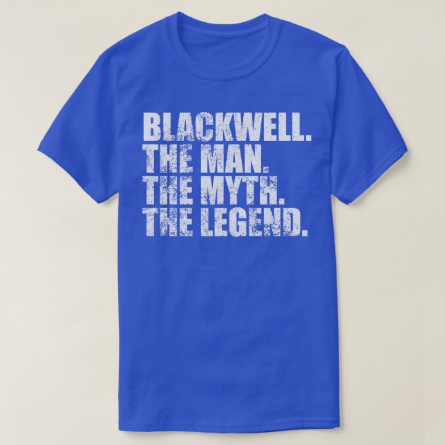 BlackwellBlackwell Family name Blackwell last Name T-Shirt (Design Front)