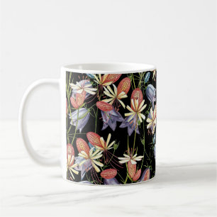 Bladder Campion Bells: Watercolor Floral Coffee Mug
