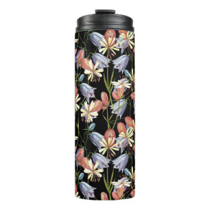 Bladder Campion Bells: Watercolor Floral Thermal Tumbler