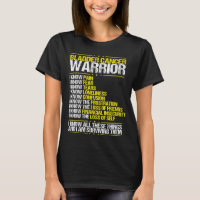 Bladder Cancer Awareness I know Pain Yellow Ribbon