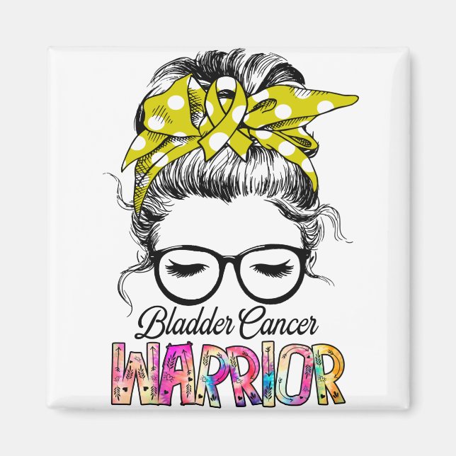 Bladder Cancer Awareness Month Ribbon Gifts Magnet (Front)