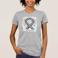 Bladder Cancer Awareness Ribbon Angel Shirt