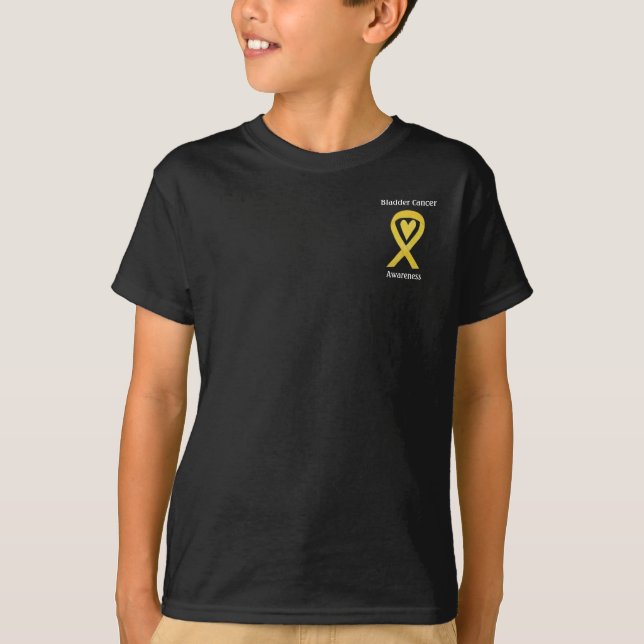 Bladder Cancer Awareness Ribbon Custom Shirts (Front)