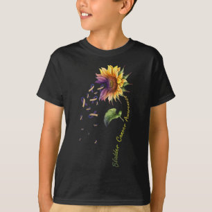 Bladder Cancer Awareness Sunflower Shirt