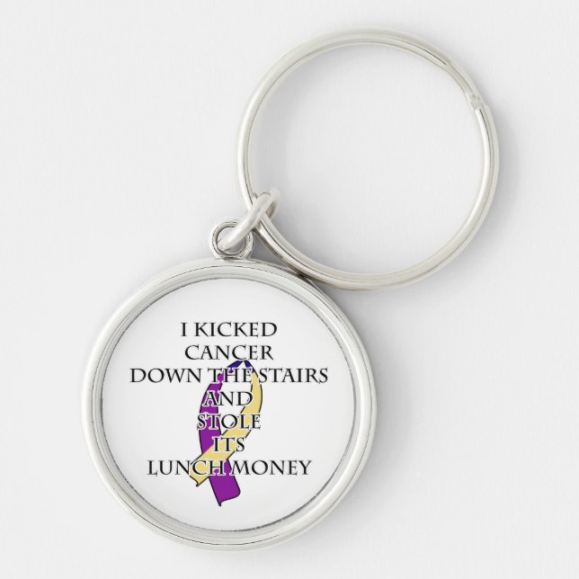 Bladder Cancer Bully Key Ring (Front)