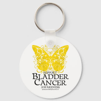 Bladder Cancer Butterfly Key Ring