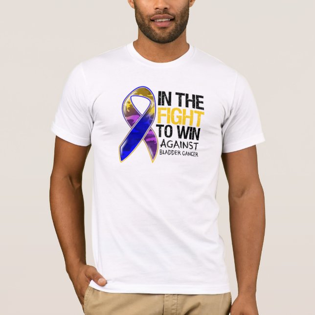 Bladder Cancer - Fight To Win T-Shirt (Front)