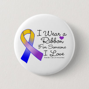 Bladder Cancer Ribbon Someone I Love 6 Cm Round Badge