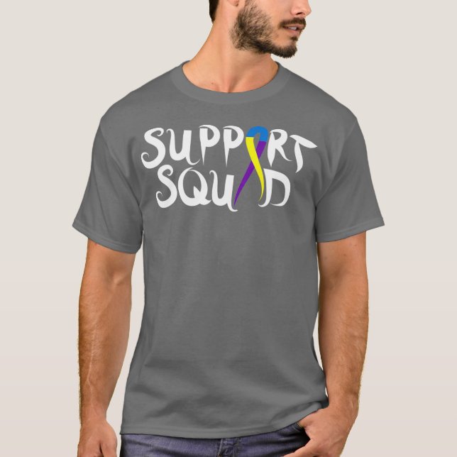 Bladder Cancer Support Squad Awareness Month T-Shirt (Front)