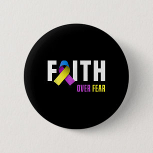 Bladder Cancer Warrior Faith God Bladder Cancer Aw 6 Cm Round Badge