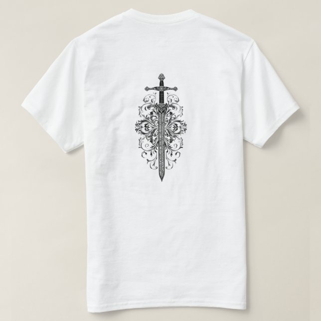 Blade of Elegance T-Shirt (Design Back)