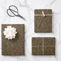 Blades Of Grass In Brown Nature Art Pattern