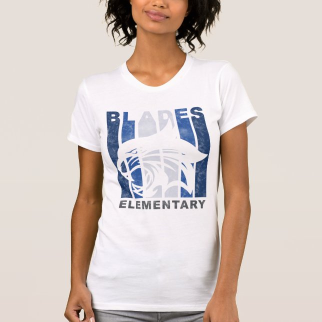 Blades Retro Elementary School T-Shirt (Front)