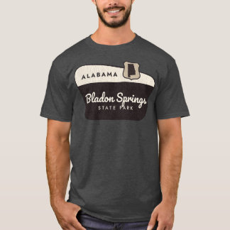 Bladon Springs State Park Alabama Welcome Sign T-Shirt