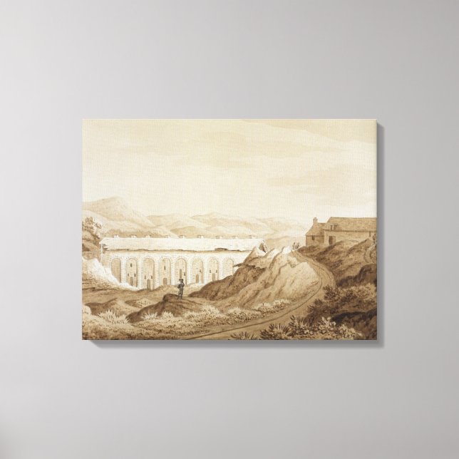 Blaenavon, from 'An Historical Tour in Monmouthshi Canvas Print (Front)