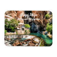 Blagaj Tekija Dervish Bosnia Herzegovina stylized