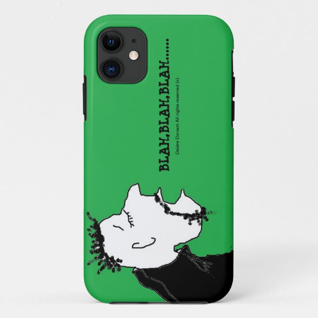 blah,blah,blah...... Case-Mate iPhone case (Back)