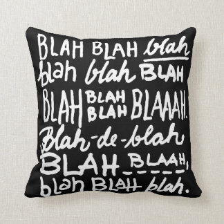 Blah Blah Blah Dark Cushion