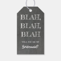 Blah Blah Blah - Funny Bridesmaid Proposal