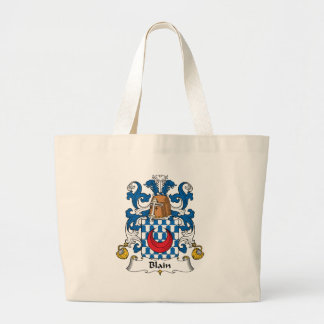 Blain Family Crest Large Tote Bag