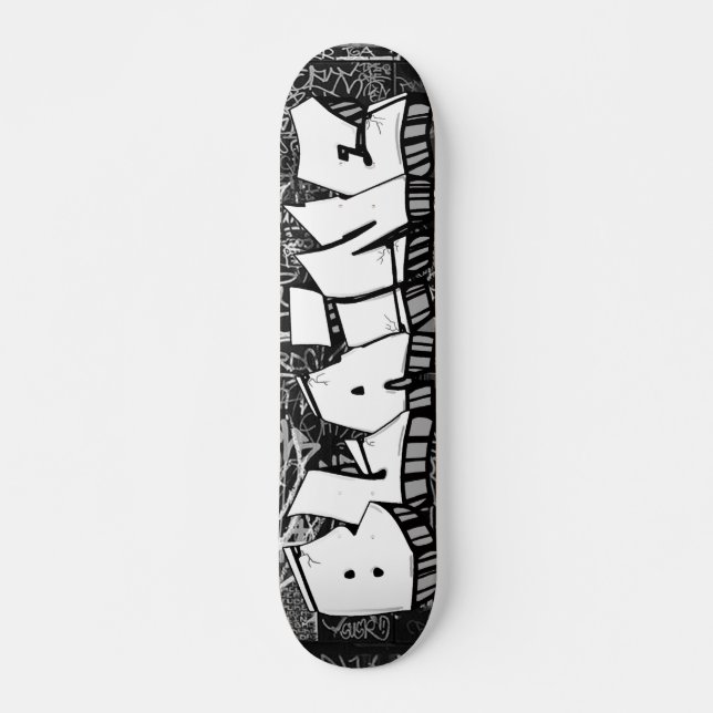 Blaine Graffiti Custom Personalised Skateboard (Front)