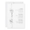 BLAIR Modern Boho Wedding Weekend Welcome Schedule