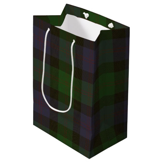 Blair Tartan Medium Gift Bag (Front Angled)