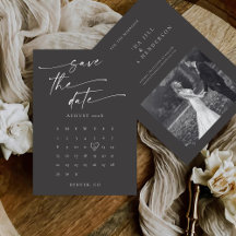 BLAIRE Modern Calligraphy Script Photo Wedding