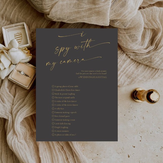 BLAIRE Modern Spy Wedding Photo Hunt Game Program Programme (Creator Uploaded)