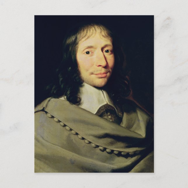 Blaise Pascal Postcard (Front)