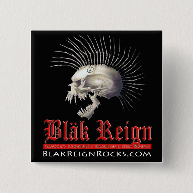 Blak Reign Button (Front)