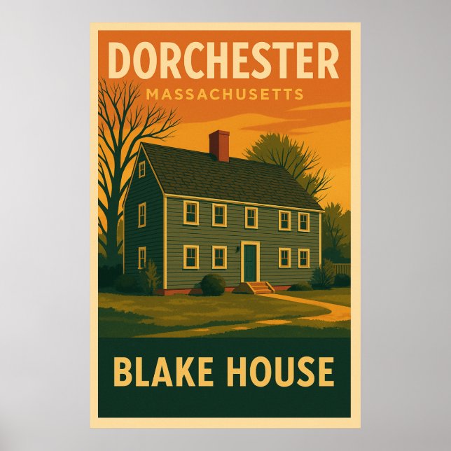 Blake House Travel Poster (Front)
