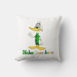 Blake Quackson Throw Pillow