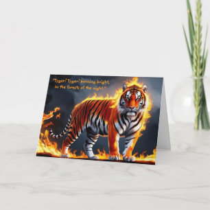 Blake Tyger! Tyger! Greeting Card