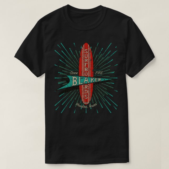Blaker Surfboards 1963 T-Shirt (Design Front)