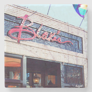 Blakes Midtown Atlanta Marble Stone Coaster. Coaster