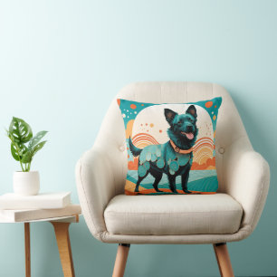 Blakey Paws Throw Pillow