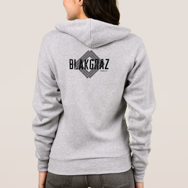 Blakgraz Chaotic Diamond Hoodie (Back)