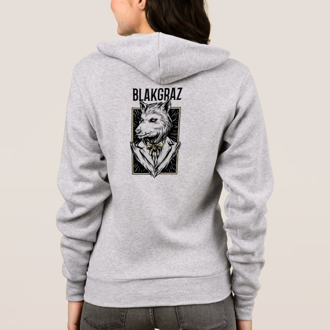 Blakgraz Werewolf Portrait Hoodie (Back)