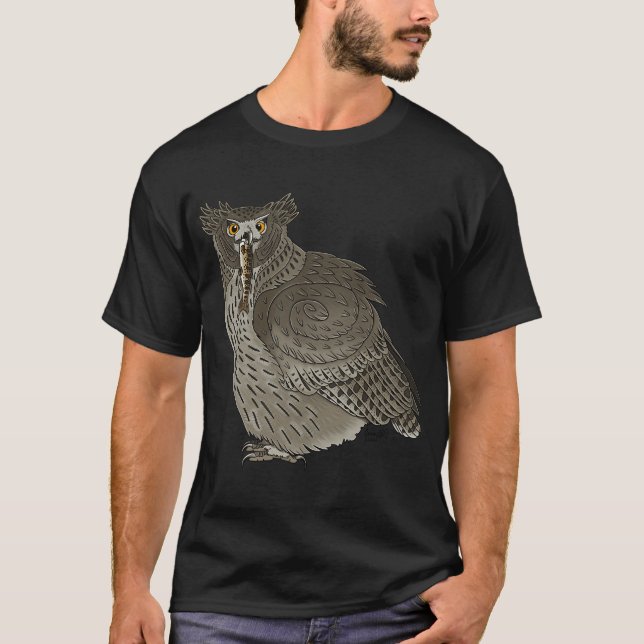 Blakiston's Fish Owl T-Shirt (Front)