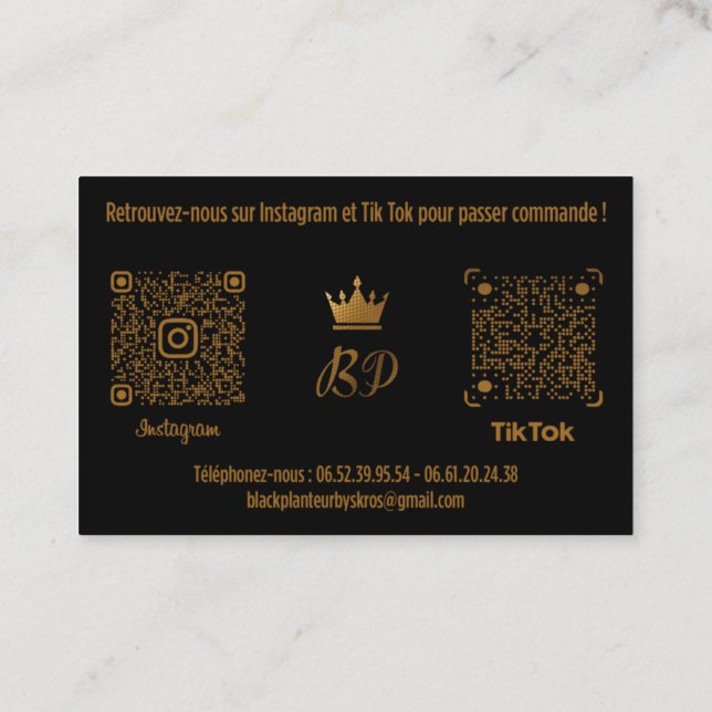 BLALCK PLANTER V1 Business Card (Back)