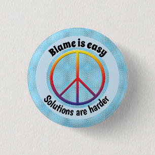Blame is Easy 2 3 Cm Round Badge