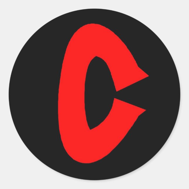 Blame It On "C"ain stickers (Front)