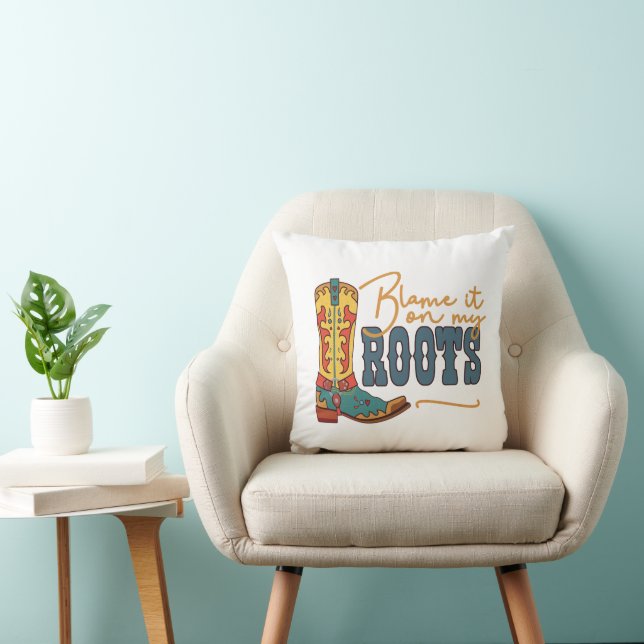 Blame It On My Roots Cushion (Chair)