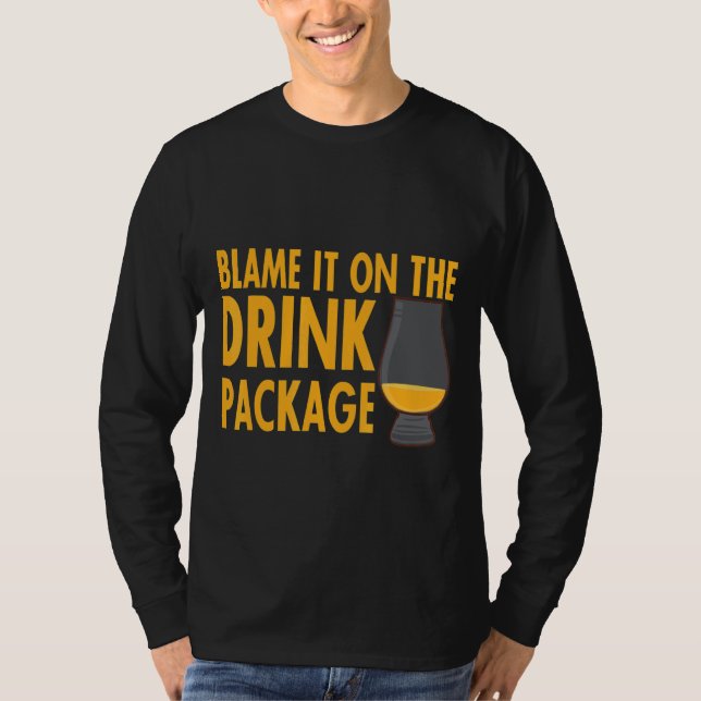 Blame It On The Drink Package T-Shirt (Front)