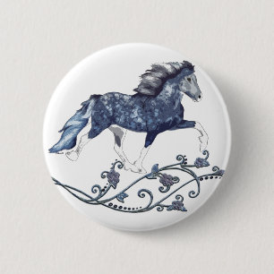 Blámóða 6 Cm Round Badge