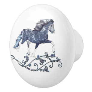 Blámóða Ceramic Knob