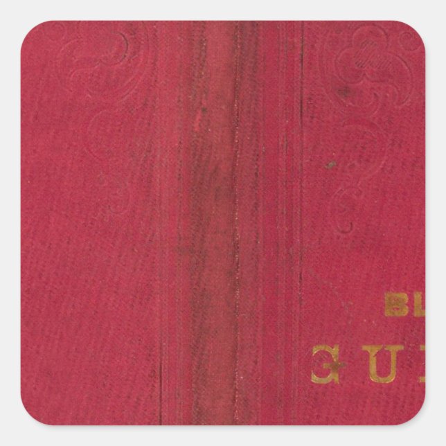 Blanchard's guide map of Chicago 2 Square Sticker (Front)